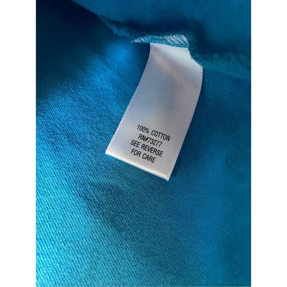 Embroidered Wide Strap Tank Top Boho Bohemian Summer Cotton Wmns Sz Small Blue - Picture 7 of 12